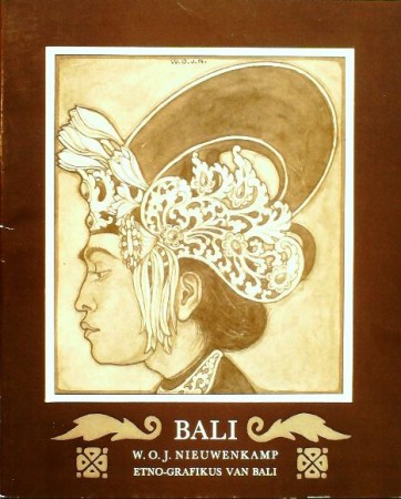 First  cover of 'W.O.J. NIEUWENKAMP. 1974 - 1950. ETNO-GRAFIKUS VAN BALI.'