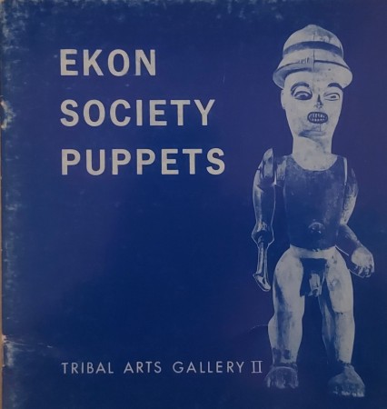 First  cover of 'EKON SOCIETY PUPPETS: SCULPTURES FOR SOCIAL CRITICISM.'