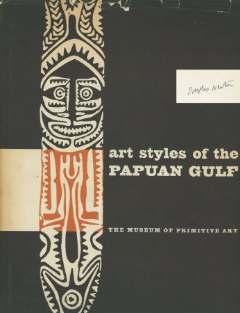 First  cover of 'ART STYLES OF THE PAPUAN GULF.'