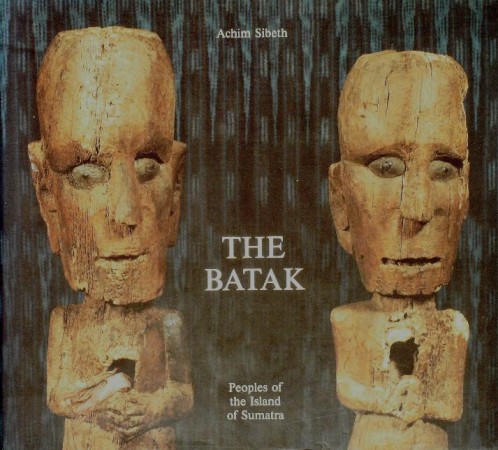 First  cover of 'THE BATAK. PEOPLES OF THE ISLAND OF SUMATRA.'