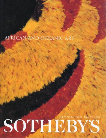 First  cover of 'AFRICAN AND OCEANIC ART. FRIDAY MAY 19, 2000.'
