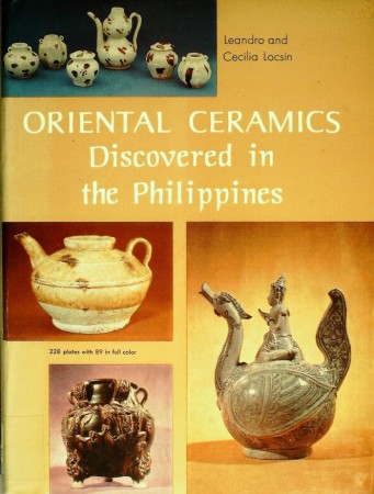 First  cover of 'ORIENTAL CERAMICS DISCOVERED IN THE PHILIPPINES.'