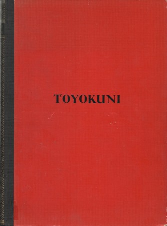 First  cover of 'UTAGAWA TOYOKUNI UND SEINE ZEIT. MIT 155 ABBILDUNGEN UND SECHS FARBTAFELN.'