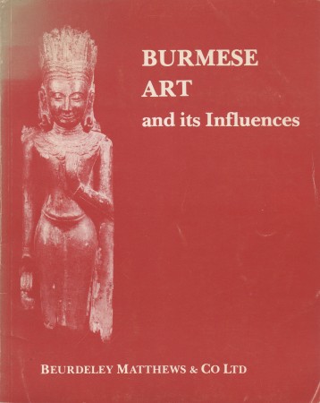 First  cover of 'BURMESE ART AND ITS INFLUENCES.'