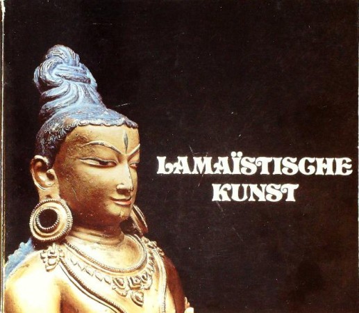 First  cover of 'LAMAÏSTISCHE KUNST.'
