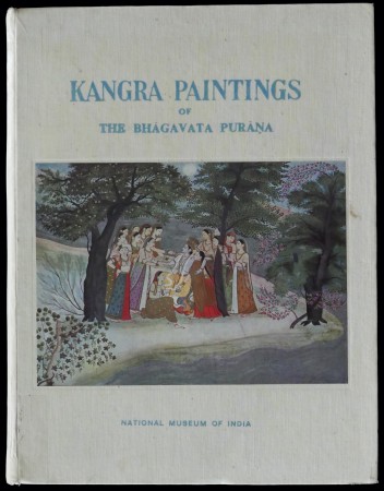 First  cover of 'KANGRA PAINTINGS OF THE BHAGAVATA PURANA.'