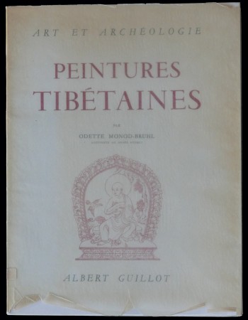 First  cover of 'PEINTURES TIBETAINES.'