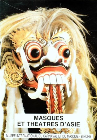 First  cover of 'MASQUES ET THEATRES D'ASIE.'