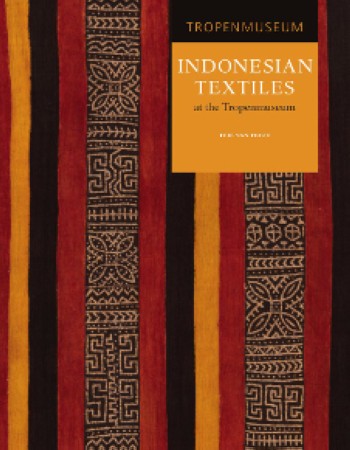 First  cover of 'INDONESIAN TEXTILES AT THE TROPENMUSEUM.'