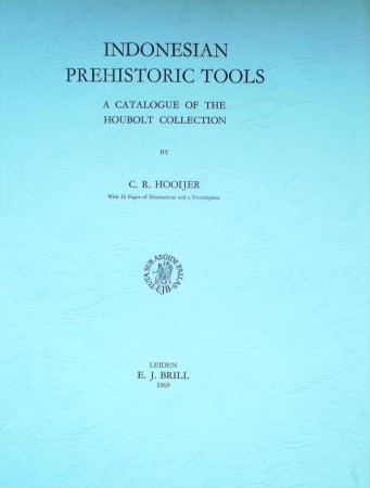 First  cover of 'INDONESIAN PREHISTORIC TOOLS. A CATALOGUE OF THE HOUBOLT COLLECTION.'