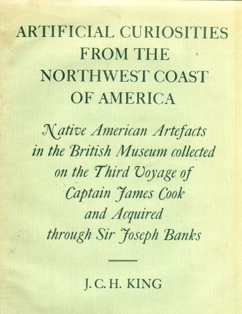 First  cover of 'ARTIFICIAL CURIOSITIES FROM THE NORTHWEST COAST OF AMERICA.'