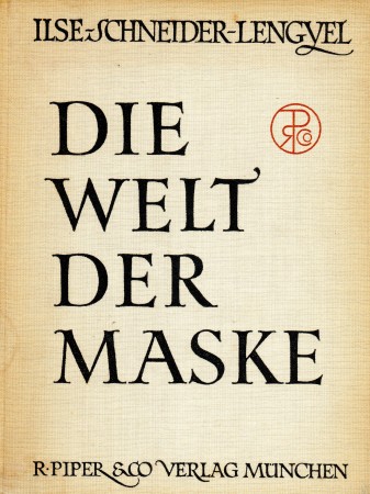 First  cover of 'DIE WELT DER MASKE.'