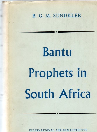 First  cover of 'BANTU PROPHETS IN SOUTH AFRICA.'