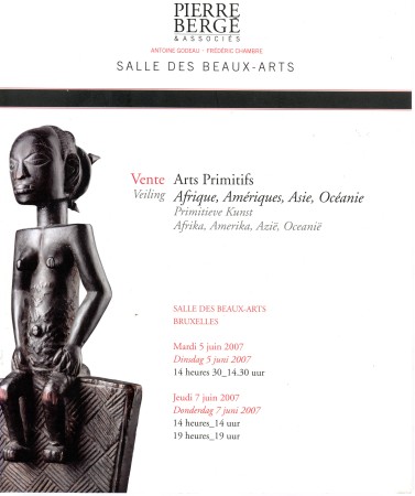 First  cover of 'ARTS PRIMITIFS. AFRIQUE, AMÉRIQUES, ASIE, OCÉANIE.'
