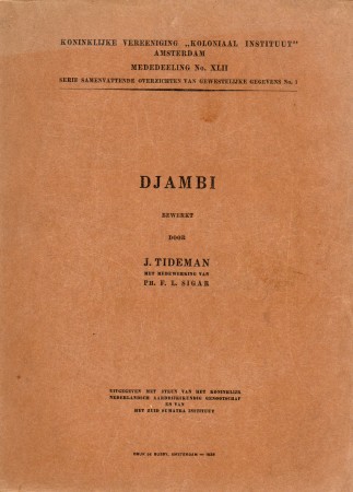 First  cover of 'DJAMBI.'