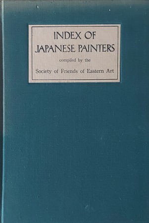 First  cover of 'INDEX OF JAPANESE PAINTERS.'