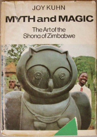 First  cover of 'MYTH AND MAGIC. THE ART OF THE SHONA OF ZIMBABWE.'