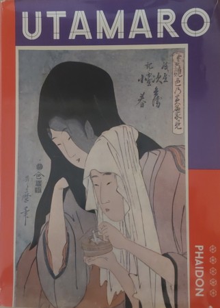 First  cover of 'UTAMARO. COLOUR PRINTS AND PAINTINGS.'