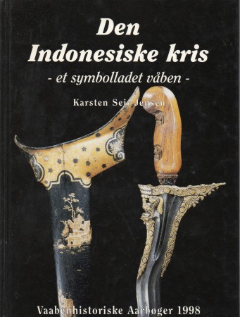 First  cover of 'THE INDONESIAN KRIS, A SYMBOL CHARGED WEAPON/DEN INDONESISKE KRIS, ET SYMBOLLADET VÅBEN.'