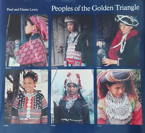 First  cover of 'PEOPLES OF THE GOLDEN TRIANGLE. SIX TRIBES IN THAILAND.'