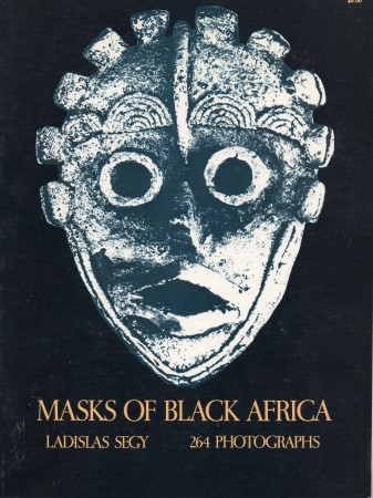 First  cover of 'MASKS OF BLACK AFRICA.'