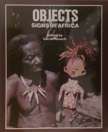 First  cover of 'OBJECTS, SIGNS OF AFRICA.'