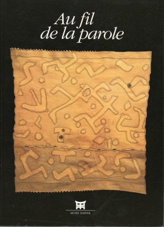 First  cover of 'AU FIL DE LA PAROLE.'