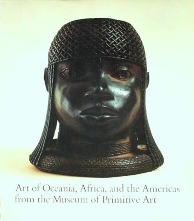 First  cover of 'ART OF OCEANIA, AFRICA, AND THE AMERICAS FROM THE MUSEUM OF PRIMITIVE ART.'
