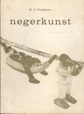 First  cover of 'NEGERKUNST.'