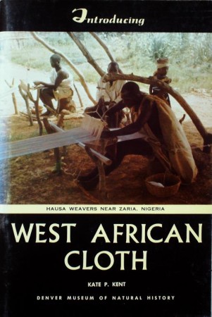 First  cover of 'INTRODUCING WEST AFRICAN CLOTH.'