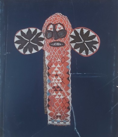 First  cover of 'THE SIGN OF THE LEOPARD, BEADED ART OF CAMEROON - A LOAN EXHIBITION FROM THE CAMEROON COLLECTIONS OF THE LINDEN-MUSEUM, STUTTGART.'