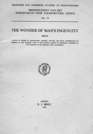 First  cover of 'THE WONDER OF MAN'S INGENUITY.'