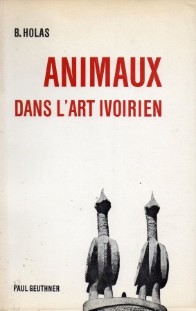 First  cover of 'ANIMAUX DANS L'ART IVOIRIEN.'