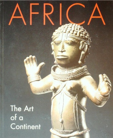 First  cover of 'AFRICA, THE ART OF A CONTINENT.'
