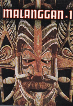 First  cover of 'MALANGGAN I. BILDWERKE AUS NEUIRLAND.'