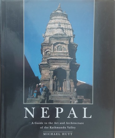 First  cover of 'NEPAL. A GUIDE TO THE ART AND ARCHITECTURE OF THE KATHMANDU VALLEY.'