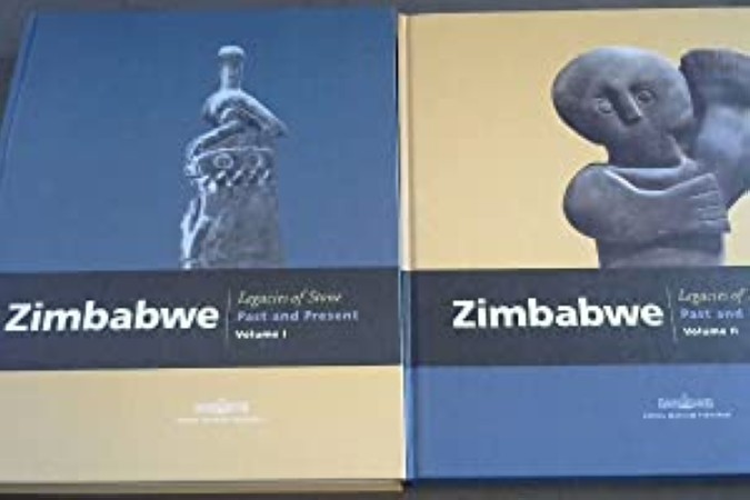 First  cover of 'ZIMBABWE. LEGACIES OF STONE: PAST AND PRESENT. 2 Vols.'