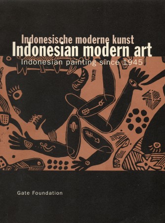 First  cover of 'INDONESISCHE MODERNE KUNST/INDONESIAN MODERN ART'