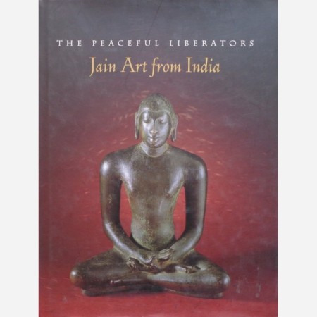 First  cover of 'THE PEACEFUL LIBERATORS. JAIN ART FROM INDIA.'