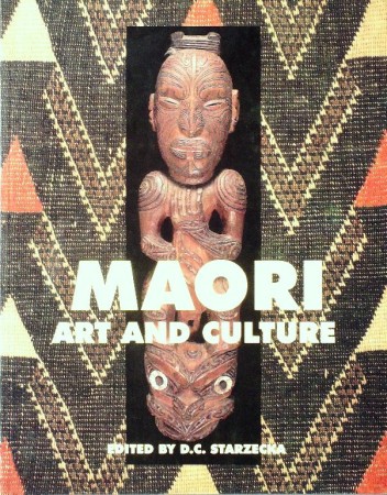 First  cover of 'MAORI, ART AND CULTURE.'