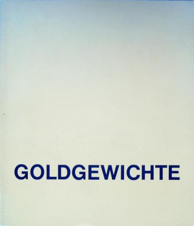 First  cover of 'GOLDGEWICHTE AUS GHANA.'