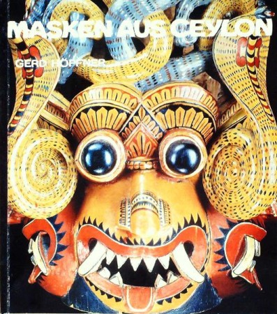 First  cover of 'MASKEN AUS CEYLON.'