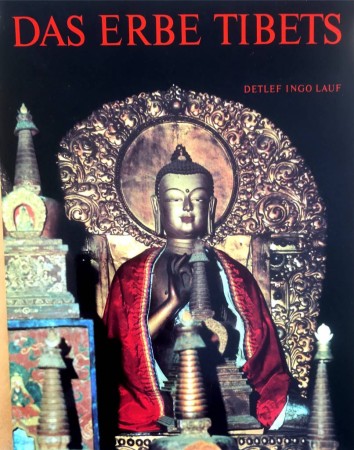 First  cover of 'DAS ERBE TIBETS. WESEN UND DEUTUNG DER BUDDHISTISCHE KUNST VON TIBET.'