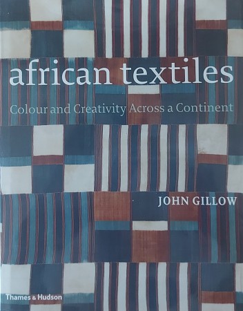 First  cover of 'AFRICAN TEXTILES.'