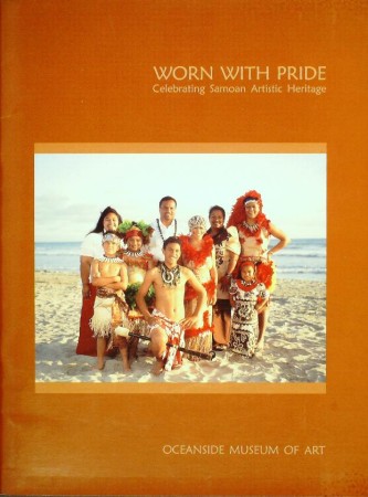 First  cover of 'WORN WITH PRIDE. CELEBRATING SAMOAN ARTISTIC HERITAGE.'