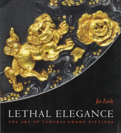 First  cover of 'LETHAL ELEGANCE: THE ART OF SAMURAI SWORD FITTINGS.'