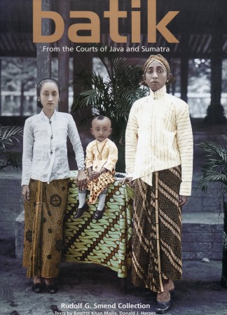 First  cover of 'BATIK FROM THE COURTS OF JAVA AND SUMATRA.'