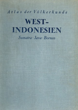 First  cover of 'WEST-INDONESIEN. SUMATRA/JAVA/BORNEO.'
