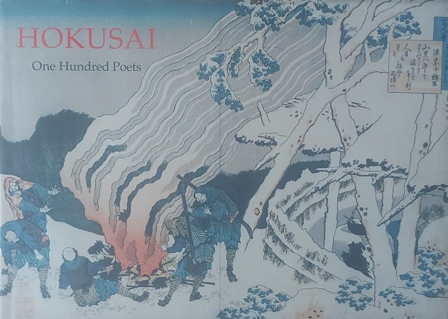 First  cover of 'HOKUSAI. ONE HUNDRED POETS.'
