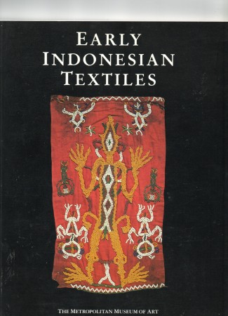 First  cover of 'EARLY INDONESIAN TEXTILES FROM THREE ISLAND CULTURES. SUMBA-TORAJA-LAMPUNG.'
